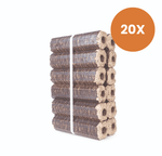 Pini Kay Briketten van Eikenhout – 20x10kg Ecologisch & Hoog rendement