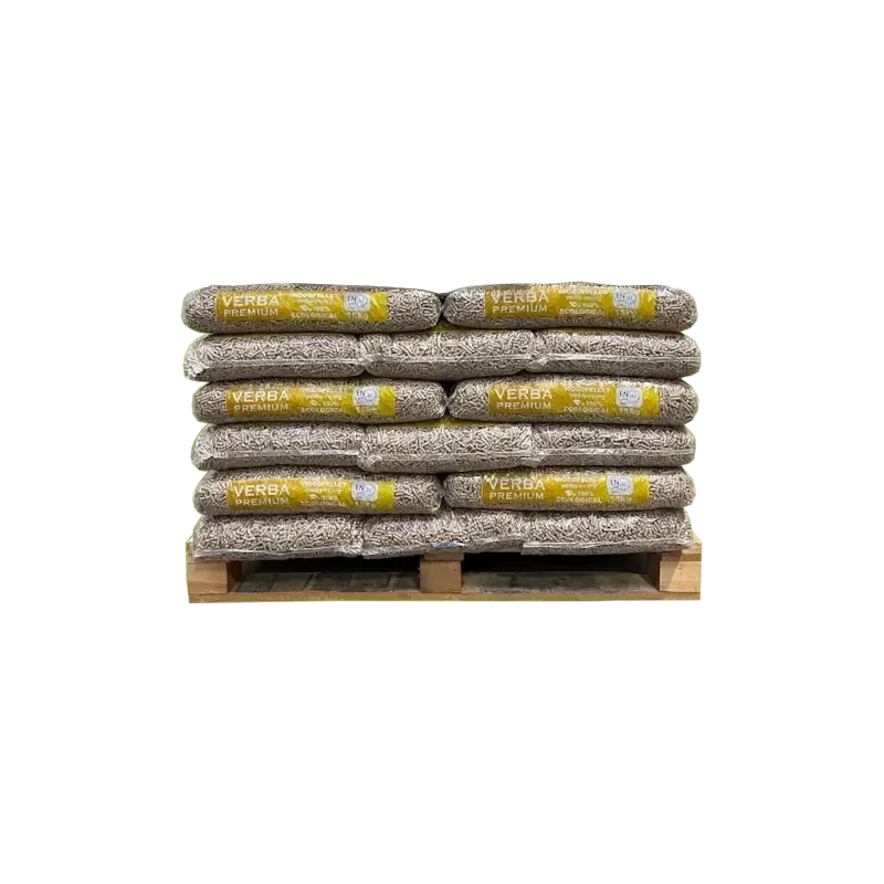 Verba Premium houtpellets – 525 kg (35 × 15 kg) | ENplus A1 & DIN+